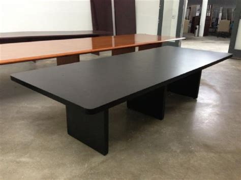 Advanced Liquidators 10ft Rectangular Conference Table In Black