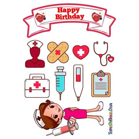 Nurse Theme Topper Cake Shopee Malaysia