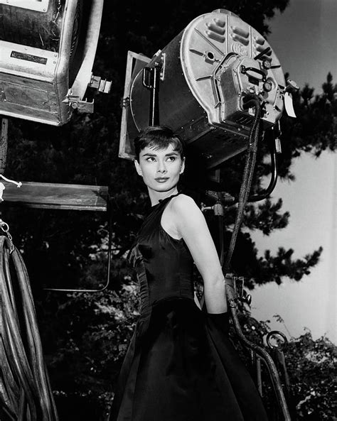 Audrey Hepburn On The Set Of Sabrina Photograph By Globe Photos Fine