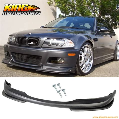 Bmw E46 M3 330ci Front Bumper Reflector Gtr S Front Bumper Race Wdiffuser For 1999 2006 Bmw