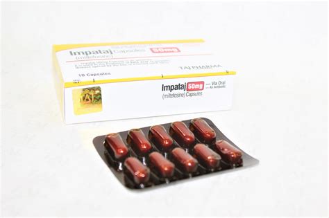 Miltefosine 50 Mg Capsules Dealers Taj Generics Pharmaceuticals Taj