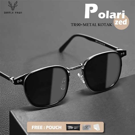 Jual Gentle Fawn Kacamata Hitam Sunglasses Polarized Anti Silau Bahan