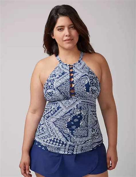 Cacique Plus Size Swimsuits One Pieces Tankinis And Bikinis Lane Bryant