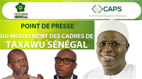 Directhu S Contre Khalifa Sall Le Caps Mouvement Des Cadres De