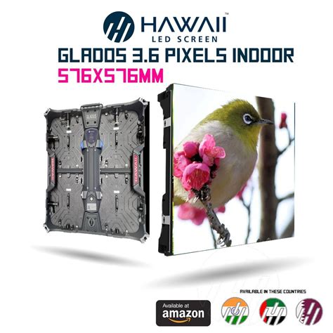 576x576mm Rental Indoor LED Screen Hawaii GLADOS Series GLAD 3 6IS At