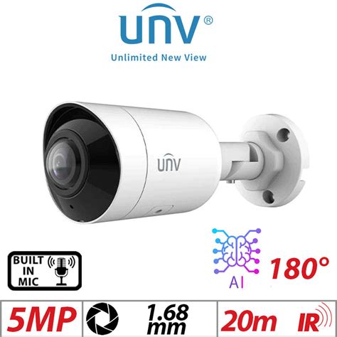 5MP UNIVIEW HD WIDE ANGLE INTELLIGENT IR FIXED BULLET NETWORK CAMERA