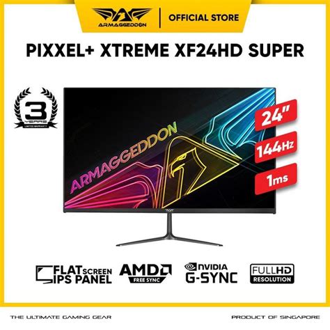 Armaggeddon Pixxel Xtreme Xf Hd Super Gaming Monitor With Hz