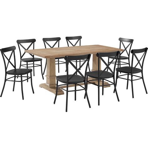 Crosley Furniture Joanna Dining Set With Camille Chairs Pc Dining