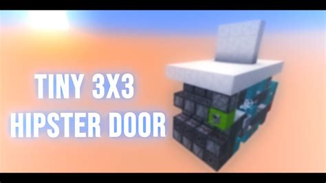 Showcase Tiny 3x3 Hipster Door By Reversedgravity And Voodoocraft 240