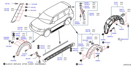 2025 Infiniti QX60 AUTOGRAPH Fender Flare Left Rear K3829 1A60A