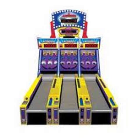 Straight Blue Bowling Alley Arcade Game For Amusment Gamezone At Rs