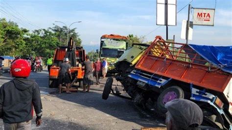 Kecelakaan Hari Ini Di Salatiga Truk Tabrak Sepeda Motor Tiga Orang