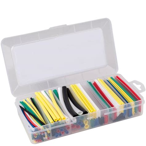 Heat Shrink Tubing Kit 4" Multicolor 196pc: Phoenix Enterprises -PE ...