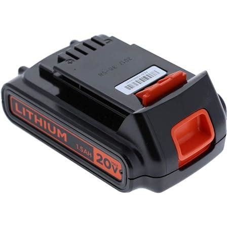 BLACK DECKER Batería de Litio y Cargador de 20 V MAX LBXR20CK