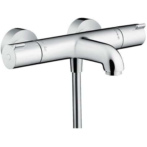 Hansgrohe Ecostat Chrome Cl Exposed Thermostatic Bath Mixer Tap