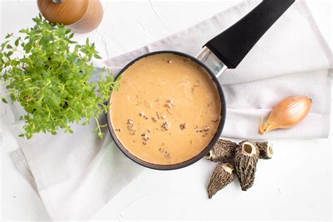 Morel Mushroom Sauce Made with Red Wine - Nordic Forest Foods