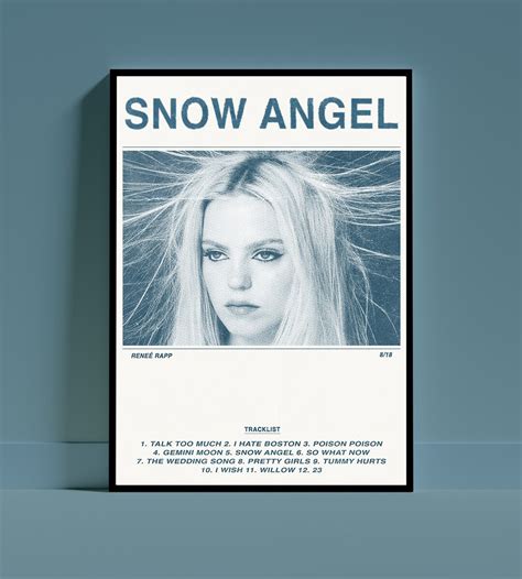 Renee Rapp Snow Angel Album Poster A Etsy