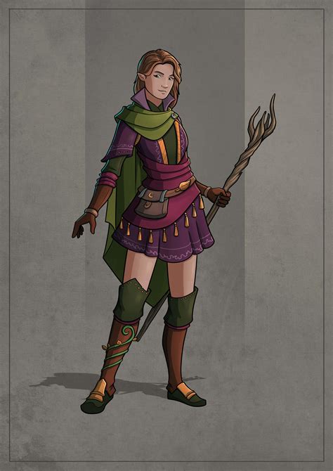 Celestina Elf Druid By Silkynoire On Deviantart