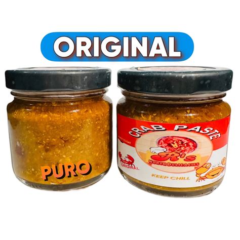 Rsshops Pure Crab Paste Aligue Instant Food Original Or Spicy Shopee