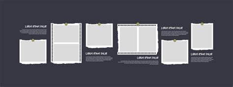 collage grid photo effect  vector art  vecteezy