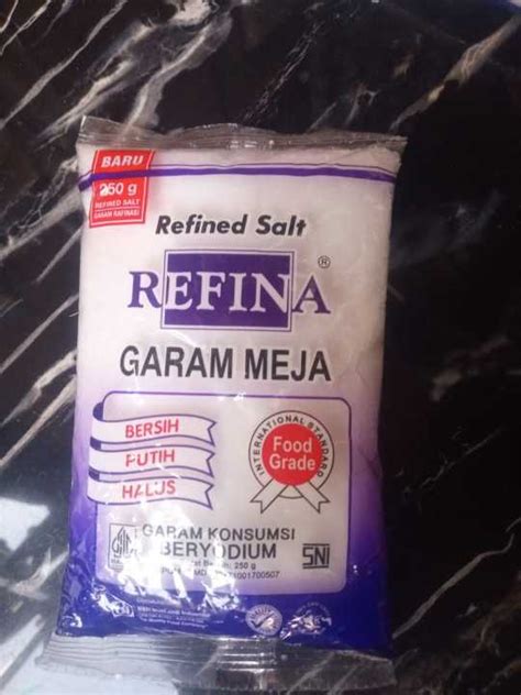 GARAM MEJA REFINA GARAM MEJA DAUN REFINA 250GR BUMBU PENYEDAP