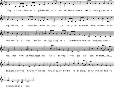 Traditional Folk Song- A THOUSAND MILE AWAY Sheet Music and MIDI