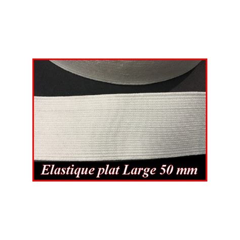 Elastique Plat Large Mm Blanc Au M Tre Pour La Couture Lastiqu