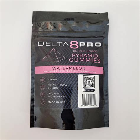 Delta 8 Pro Pyramid Gummies Watermelon Eight 0 Stixx