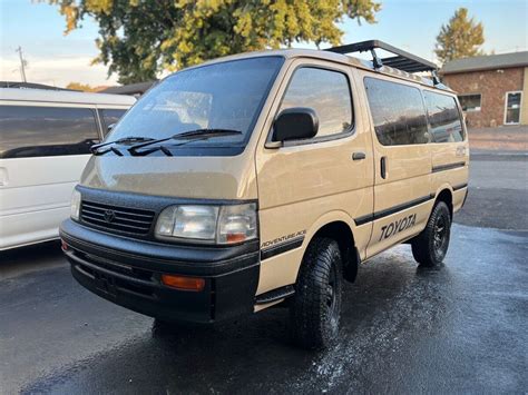 Toyota Hiace Van Brown Wd Automatic Camper Van Classic Toyota