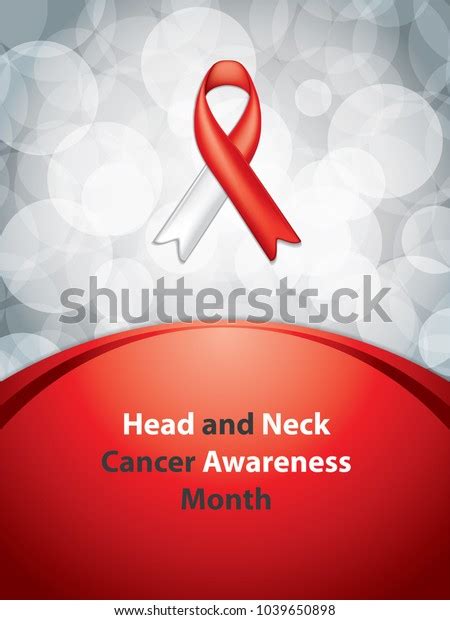 Head Neck Cancer Awareness Monthcancer Ribbon Stock Vector Royalty Free 1039650898 Shutterstock