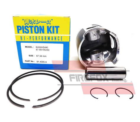 Kawasaki Kx Mm Bore Mitaka Racing Piston Kit Mm Ebay