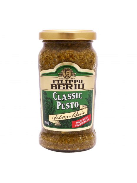 Salsa Pesto Filippo Berio Clasico De 190G