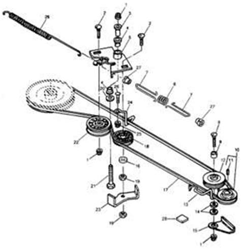 John Deere 180 Deck Belt Diagram