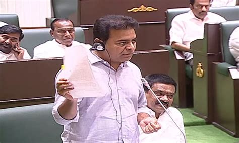 గవర్నర్ ప్రసంగం వినడానికి సిగ్గుపడుతున్నా Mla Ktr Speech In