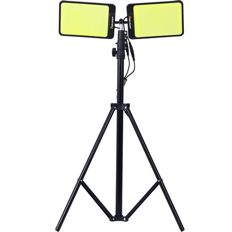 Led Work Light With Stand Lumen Dual Head Tripod Lights