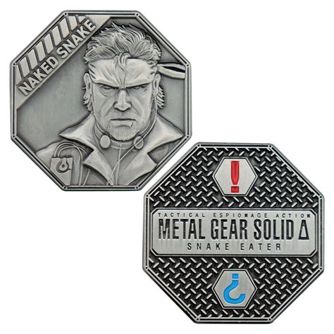 Metal Gear Solid Delta Limited Edition Naked Snake Coin Merchandise Zavvi UK