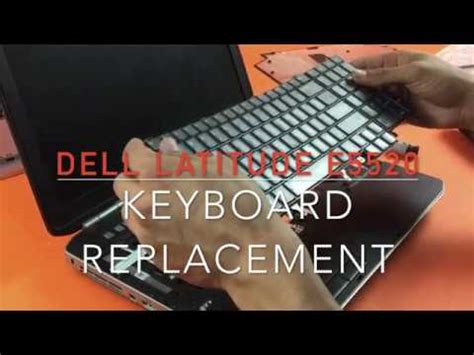 DELL Latitude E5520 Keyboard Replacement YouTube