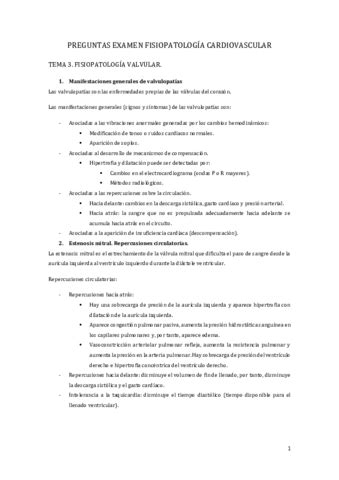 Preguntas Examen Fisiopatologia Cardiovascular Pdf