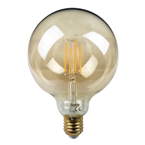 Lampadina Led Glo E Globo Ambrato Luce Calda W Lm Equiv