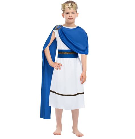 Greek Toga Costume For Kids Boys Ancient Greece Mythos