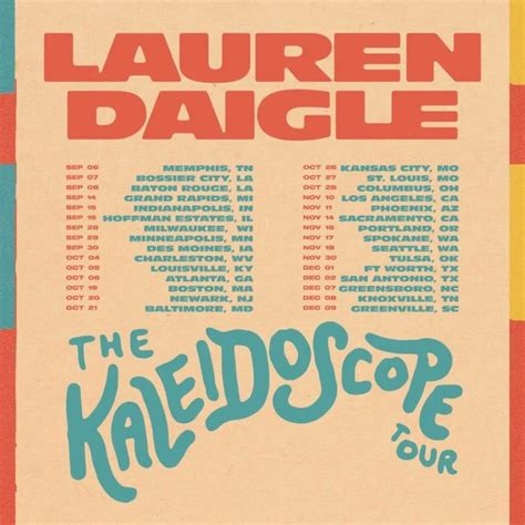 Lauren Daigle Tickets 2025 Tour Russell K Whatley