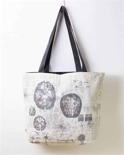 Brain Science Tote Bag Reversible Tote Cognitive Surplus Eu