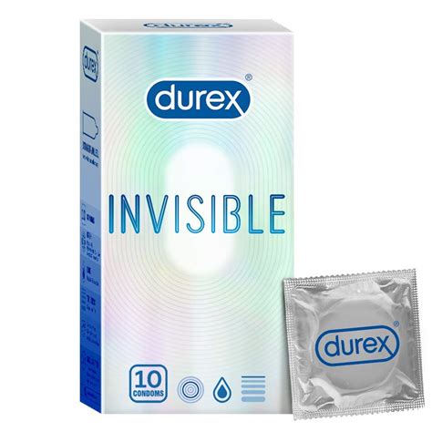 Buy Durex Invisible Super Ultra Thin Condoms For Men Count Online