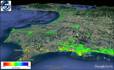 Sentinel Big Data Processing With P Sbas Coastal Land Subsidence And