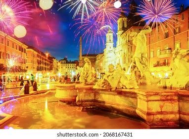 View Piazza Navona Fountains Rome Night Stock Photo 2068167431 | Shutterstock