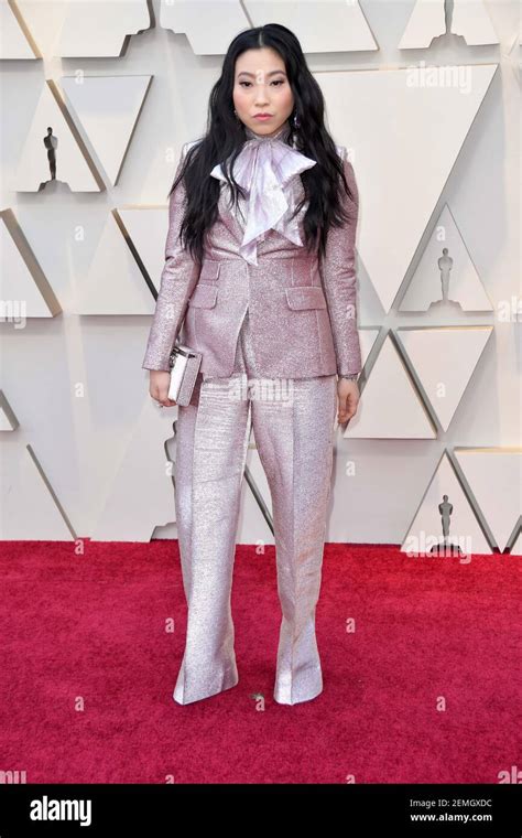 Awkwafina Walking On The Red Carpet At The 91st Academy Awards Oscars