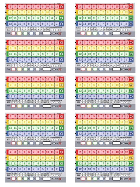 Free Printable Qwixx Score Sheet Free Printable A Z