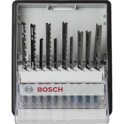 Bosch Robust Line Decoupeerzaagbladenset Hout Metaal 10 Delig Product