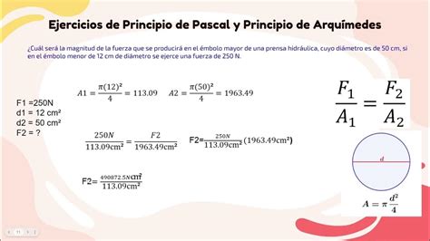 Ejercicios De Principio De Pascal Y Principio De Arquímedes Youtube