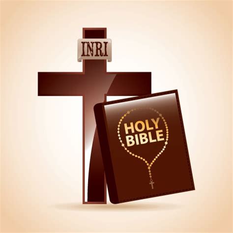 Holy Bible Symbol Worship Church Psalm Icon Vector Image